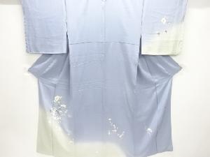 作家物　手描き友禅枝花模様訪問着